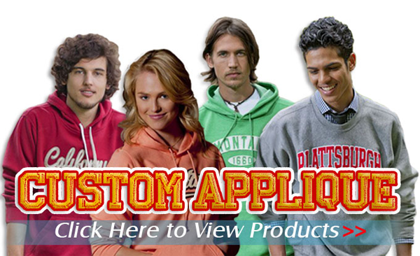Custom Applique Sweatshirts